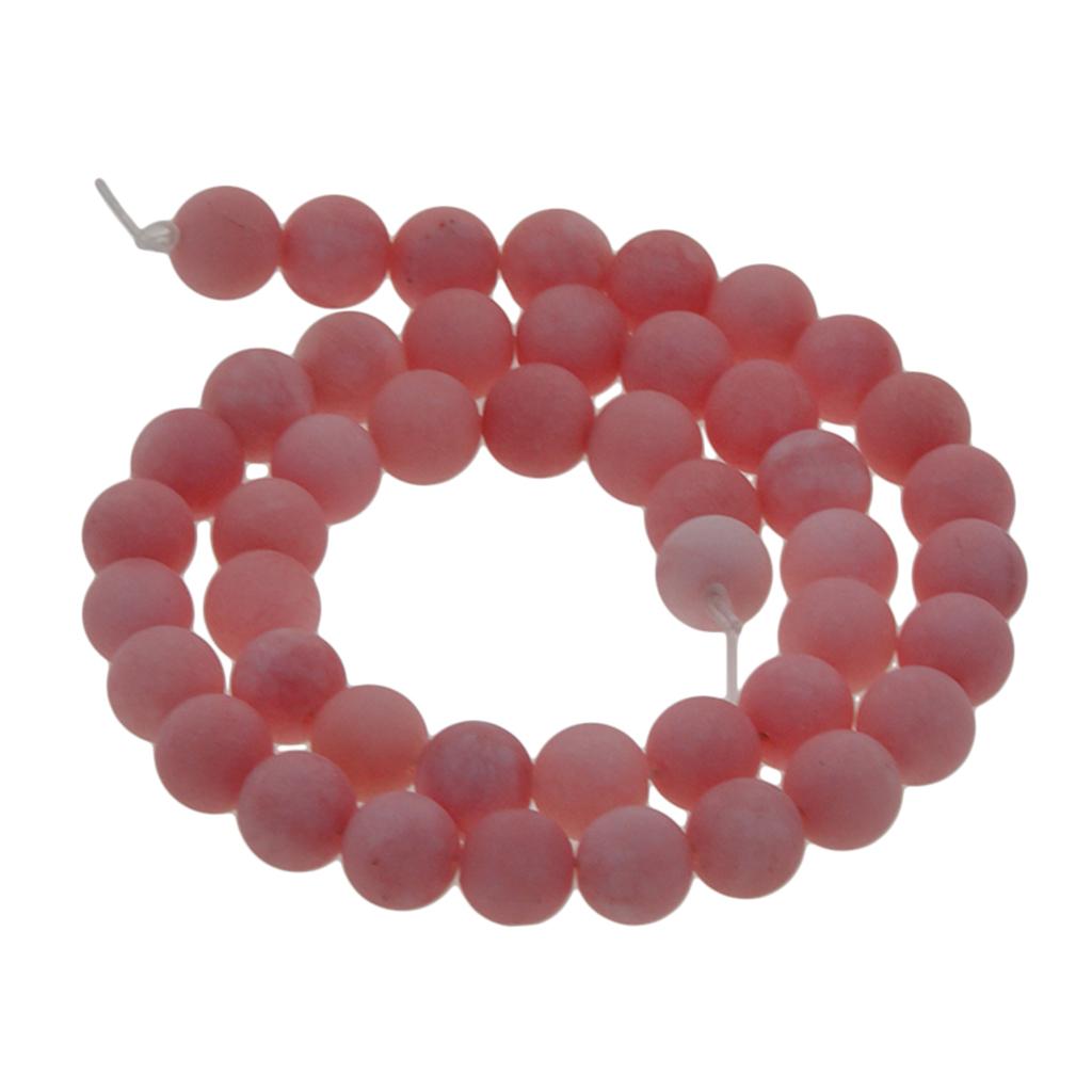 Natural Gemstone Stone 8mm Spacer Loose Round Beads DIY Jewelry Making Gifts Garden Decors