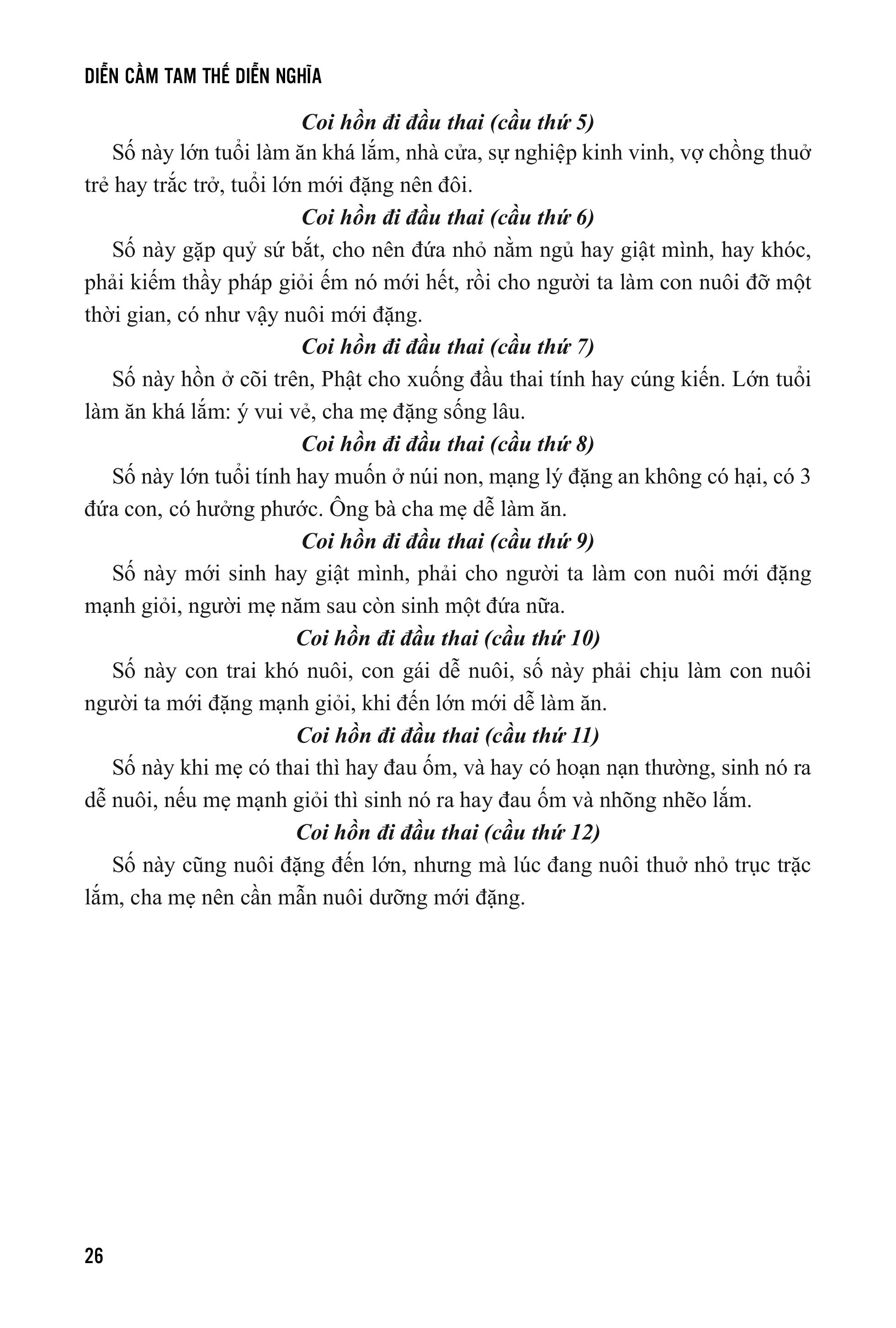 Sách - Diễn Cầm Tam Thế Diễn Nghĩa - Sách Tử Vi - Dương Công Hầu - ảnh 8