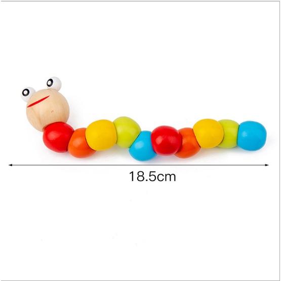 Đồ chơi gỗ thông minh, phát triển trí tuệ cho bé - combo 6 món đồ chơi gỗ montessori kích thích khả năng tập trung bé