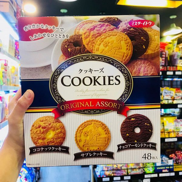 Hộp bánh Tết Cookies sang trọng nhiều hương vị nội địa Nhật Bản