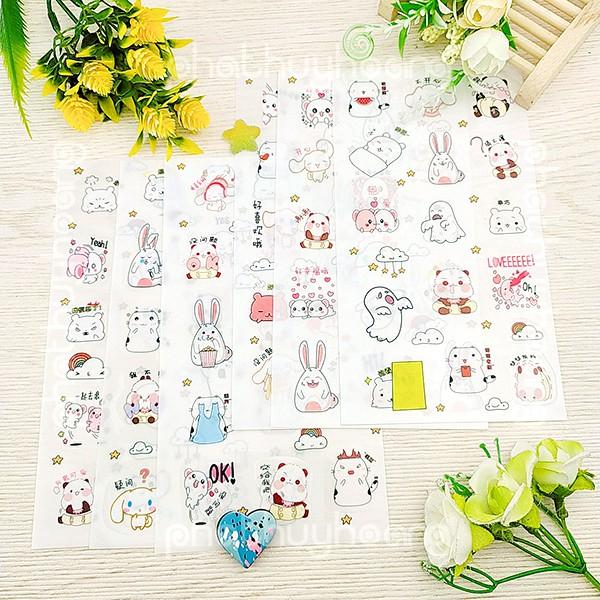 Bộ Sticker Hàn Quốc hơn 100 hình khác nhau cực đẹp