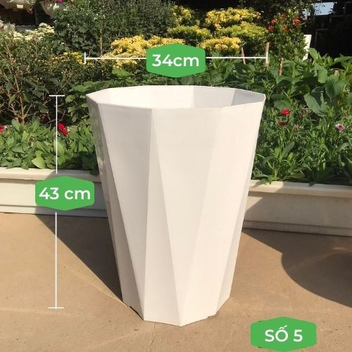 Chậu Trồng Cây Chất Lượng Cao, Chậu Nhựa Trồng Cây Kim Cương Trồng Hoa, Trồng Cây Cảnh Hồng Thanh Garden