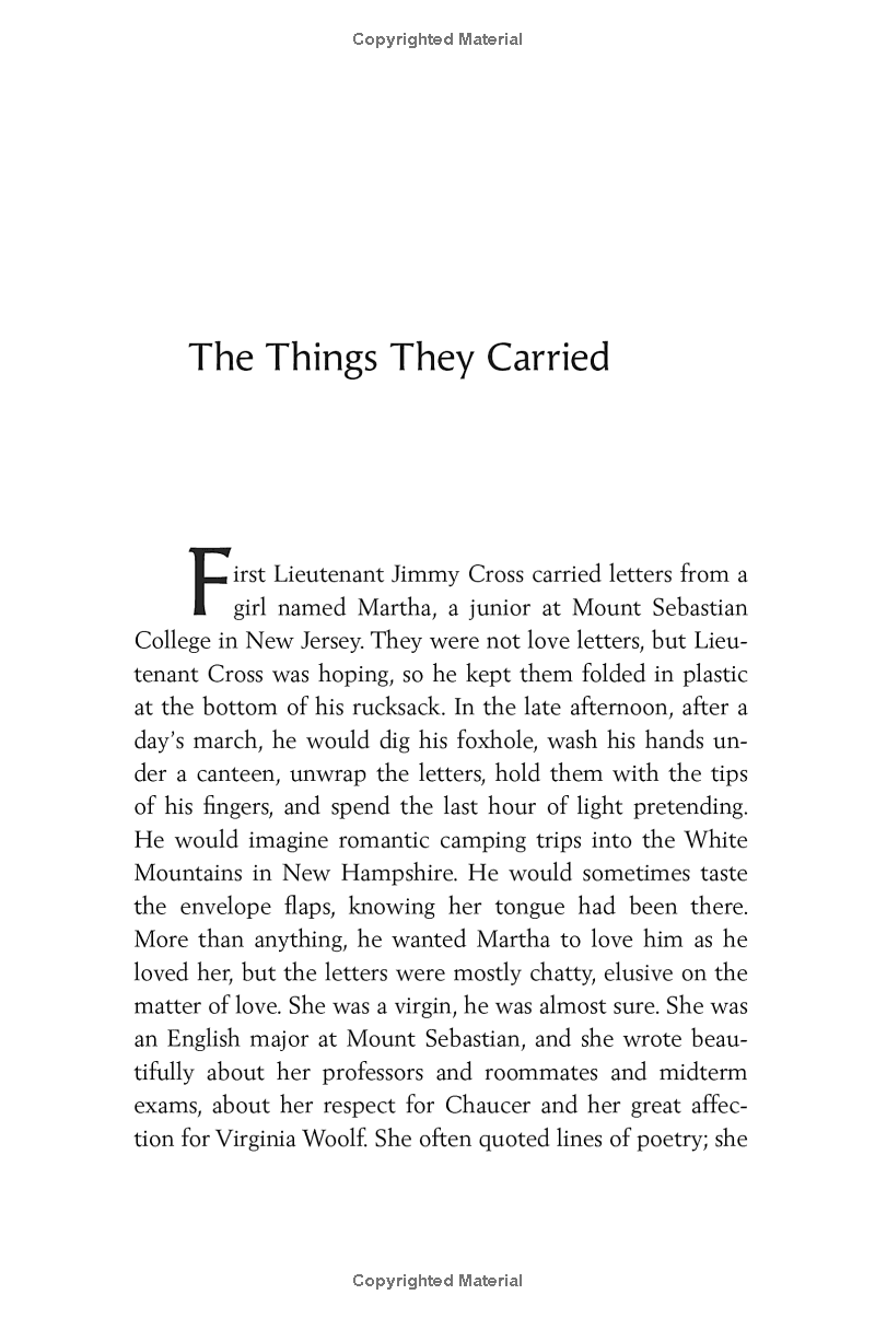 Sách ngoại văn: The Things They Carried