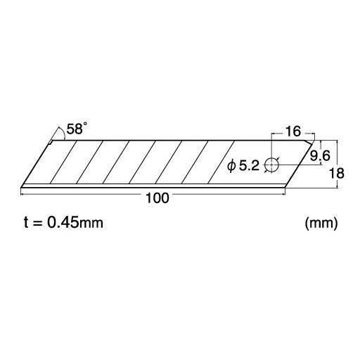 Lưỡi dao lớn NT Cutter BL-150P