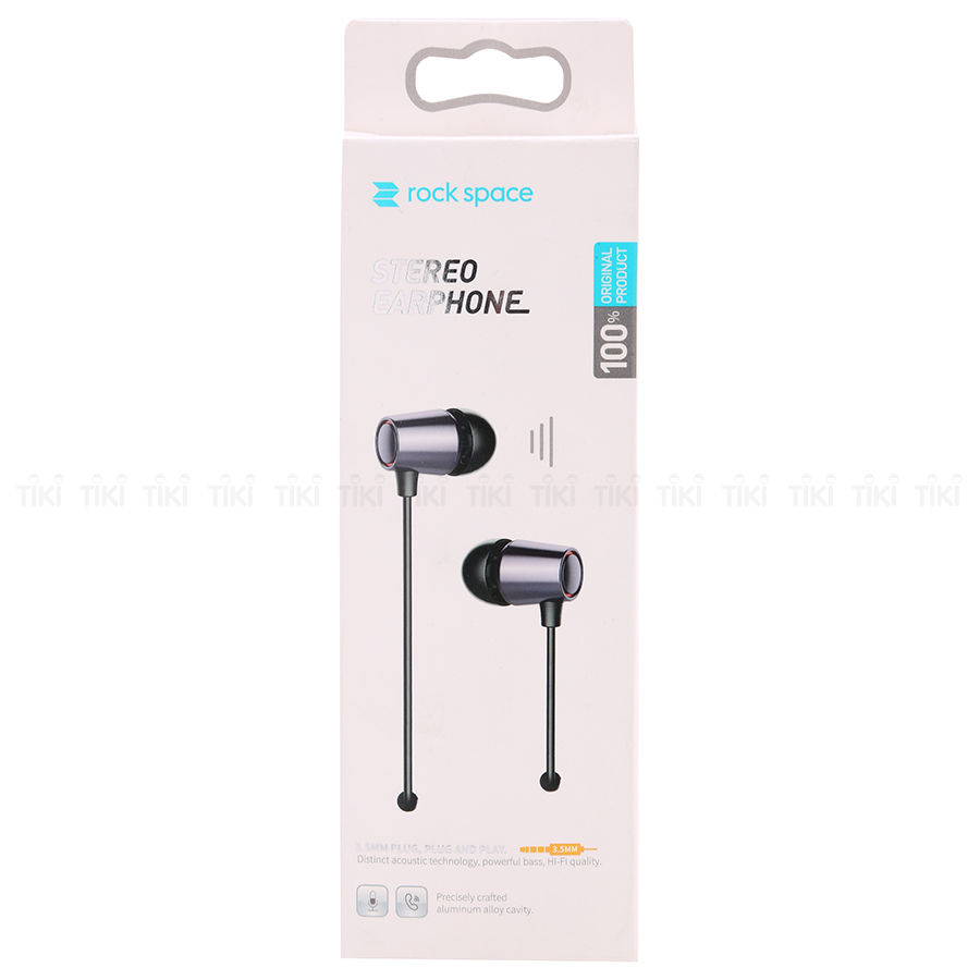 Tai Nghe Rock Space Mufree Stereo Earphone RAU0576 - Hàng Chính Hãng