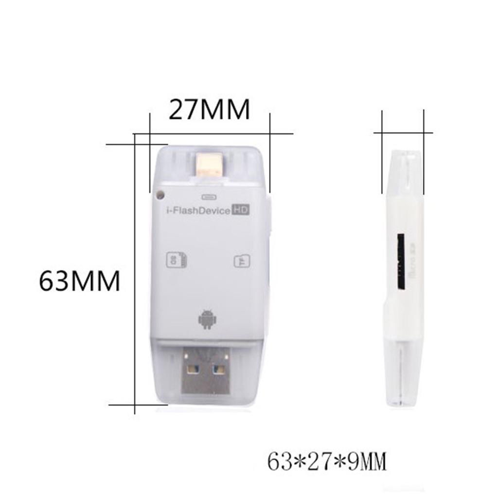 Universal OTG Flash Drive TF/ Stick Reader Adapter