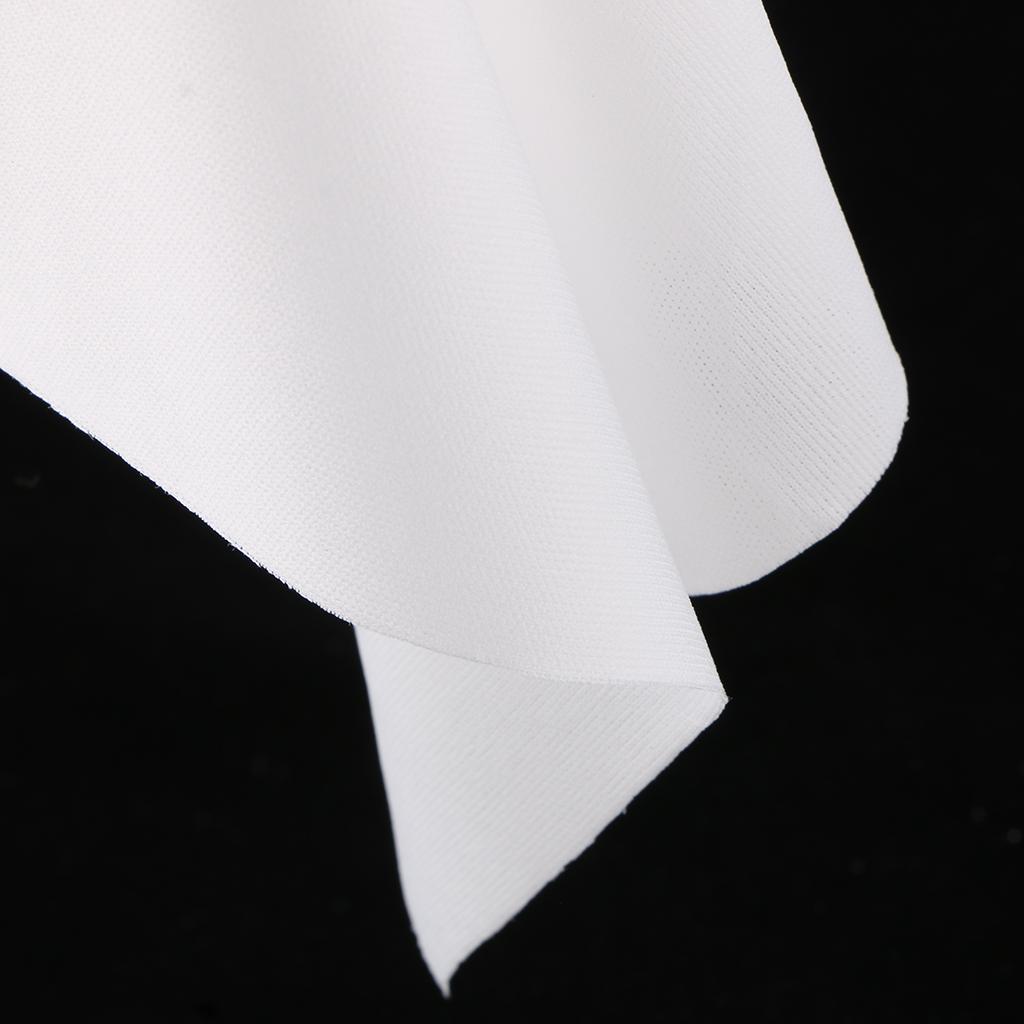 450Pcs Cleanroom Wiper Dustless Fiber Cloth Non-woven White 15x15CM 6''