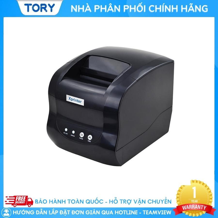 [Hàng chính hãng] Máy in tem nhãn, mã vạch Xprinter XP-318B cổng USB. Máy in đơn hàng, in tem, in vận đơn TMĐT khổ 80mm