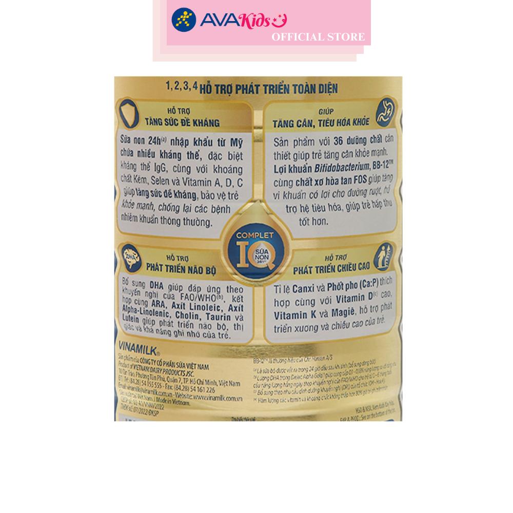 Sữa bột Dielac Alpha Gold IQ số 1 (sữa non) 800g (0 - 6 tháng) - Hàng chính hãng