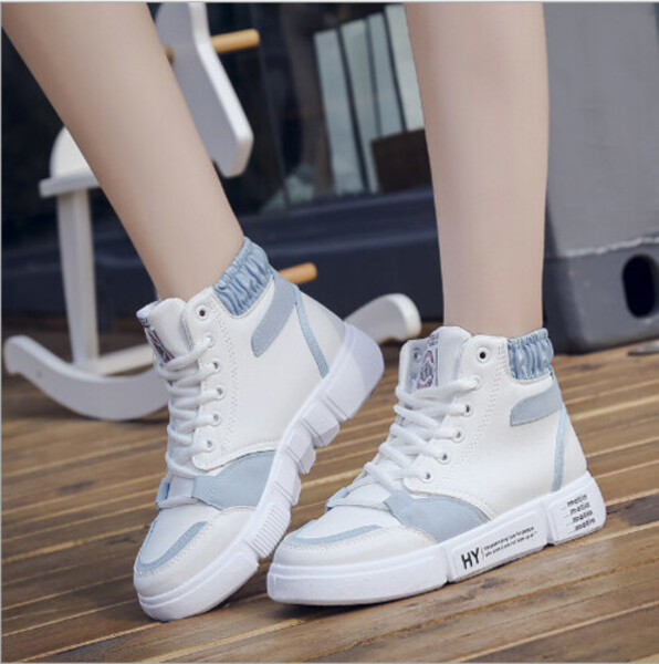 Giày nữ cao cổ Hàn Quốc, giày sneakers nữ. Loại cao cấp, cổ chun, chống hôi chân,giúp thon gọn bàn chân và tôn chiều cao