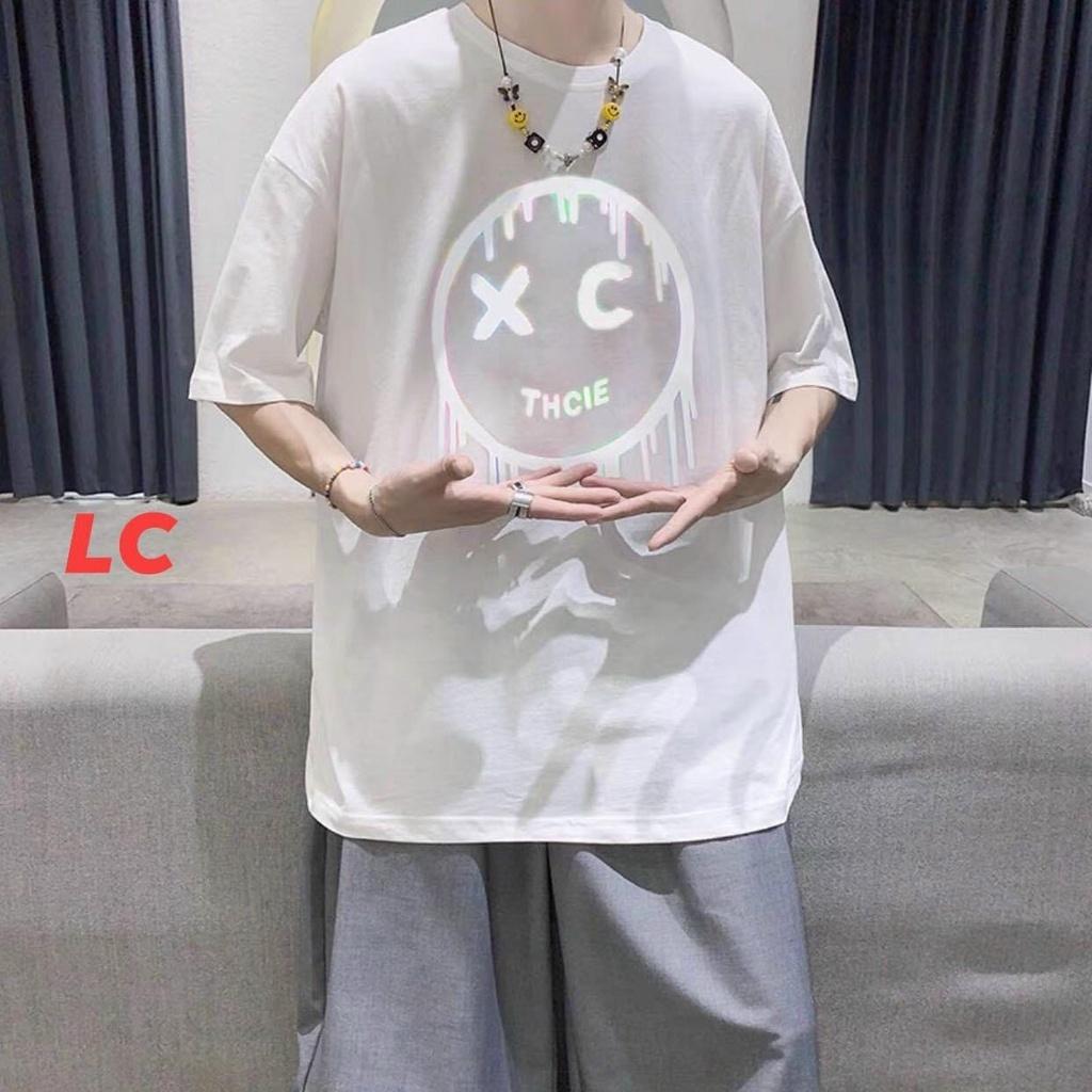 Áo thun phản quang 7 màu in hình icon mặt cười siêu dễ thương chất cotton 4 chiều mịn,Áo Thun MẶT CƯỜI Phản Quang 7 Màu cực đẹp. CHất Cotton siêu co giãn. Cam kết giao đúng loại