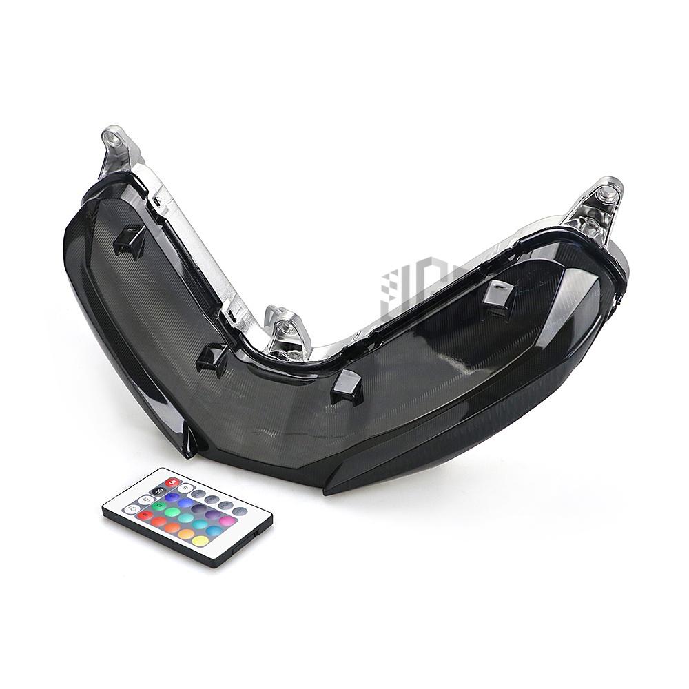 Đèn Pha 7 Màu Kèm Điều Khiển Từ Xa Chuyên Dụng Cho Xe Mô Tô YAMAHA LC150 Y15ZR EXCITER150 MX KING SNIPER150