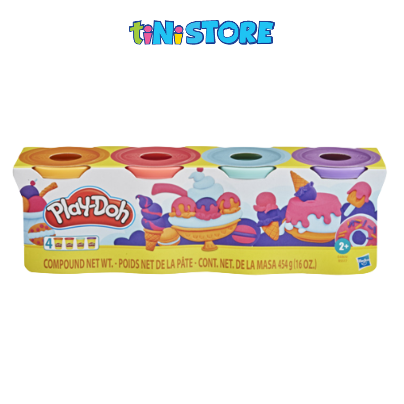 Bộ đồ chơi đất nặn 4 màu pastel Play-Doh (4x4oz)