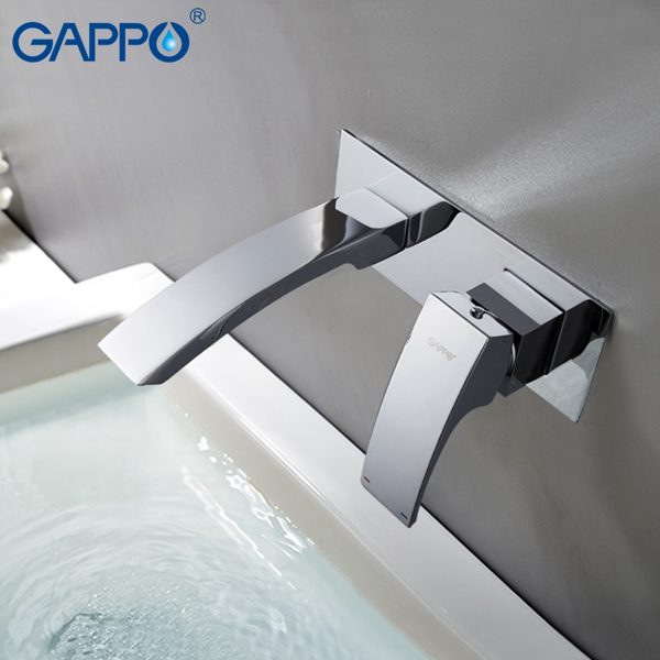 VÒI LAVABO NÓNG LẠNH ÂM TƯỜNG CAO CẤP GAPPO G1007-2