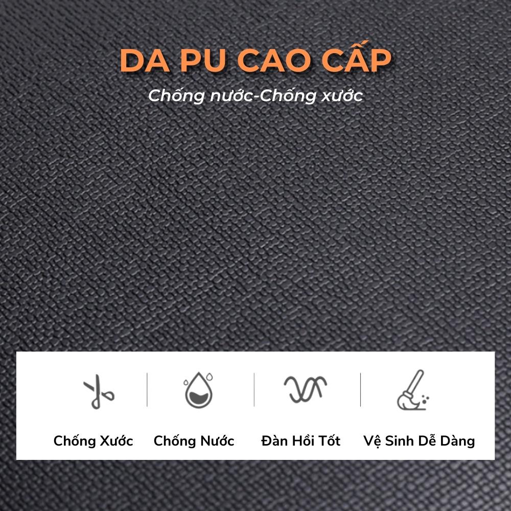 Cặp da công sở,Cặp văn phòng Cao Cấp LEIDEBAOLOU Chất liệu Da PU cực bền,Cặp Đựng Laptop 14inh,Vệ sinh dễ dàng