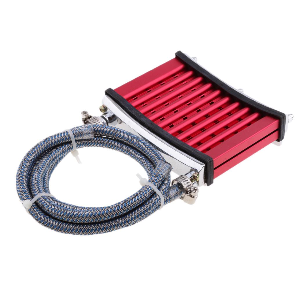 Oil Cooler Cooling Radiator For 50cc 70cc 90cc 110cc 125cc ATV Red