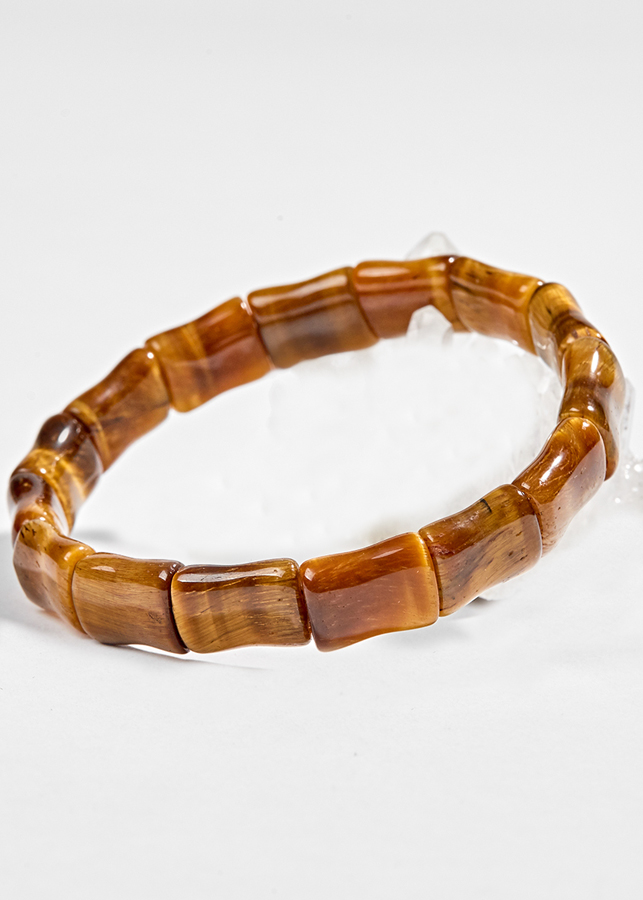 Vòng Đốt Trúc Đá Thạch Anh Mắt Hổ  Ngọc Quý Gemstones