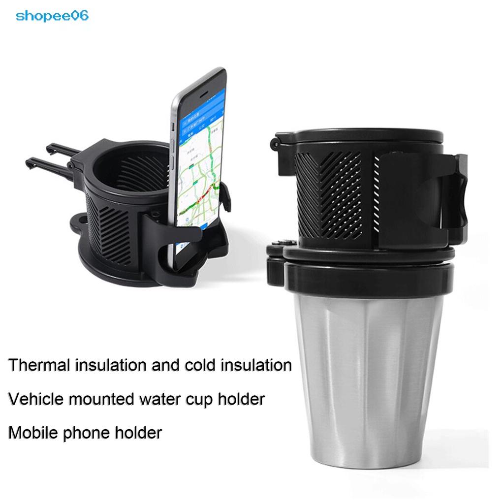 Giá đỡ cốc nước xoay 360 độ chống sốc tiện dụng cho xe hơi