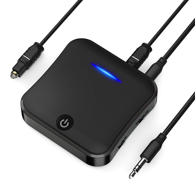 SOAIY Thiết Bị Thu Phát Nhạc Không Dây Bluetooth 5.0 BT-B19 (Hỗ Trợ Cổng Optical) - Hàng Nhập Khẩu