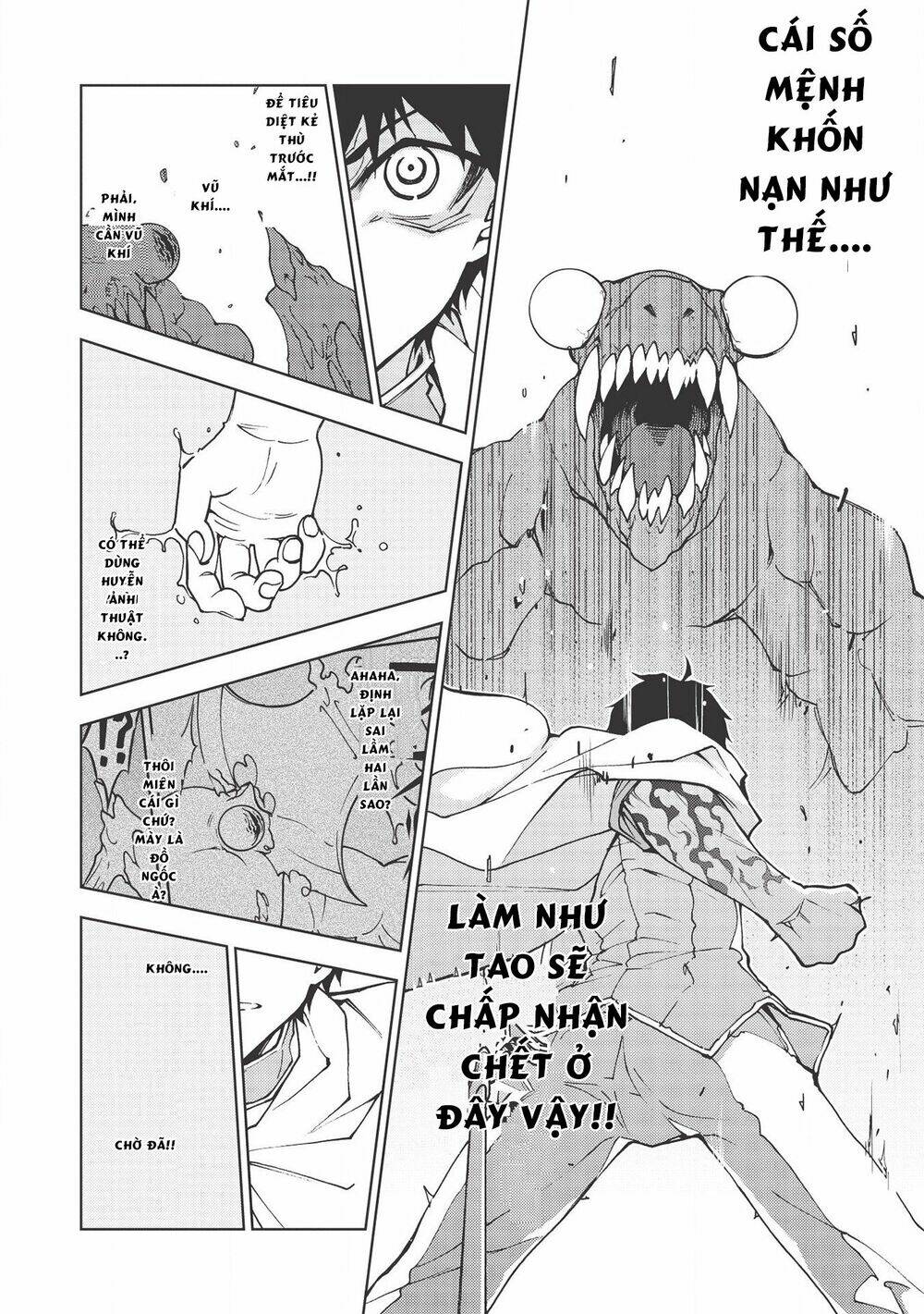 kẻ bị ruồng bỏ sống sót tại vùng biên giới và trở thành pháp sư rank s chapter 1 30