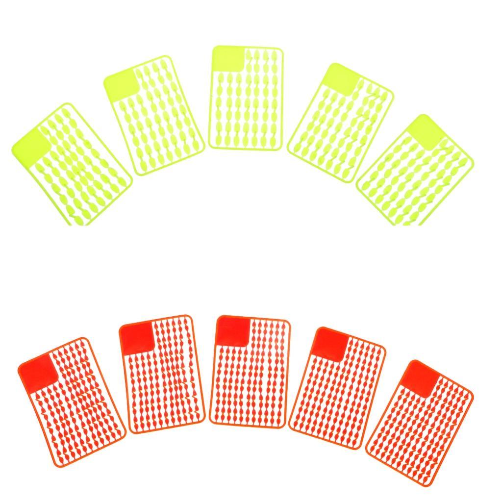 5pcs 0.47'' Durable Fishing Bait Boilie Stops Plastic Bait Dumbell Stops Hair Rig Stoppers