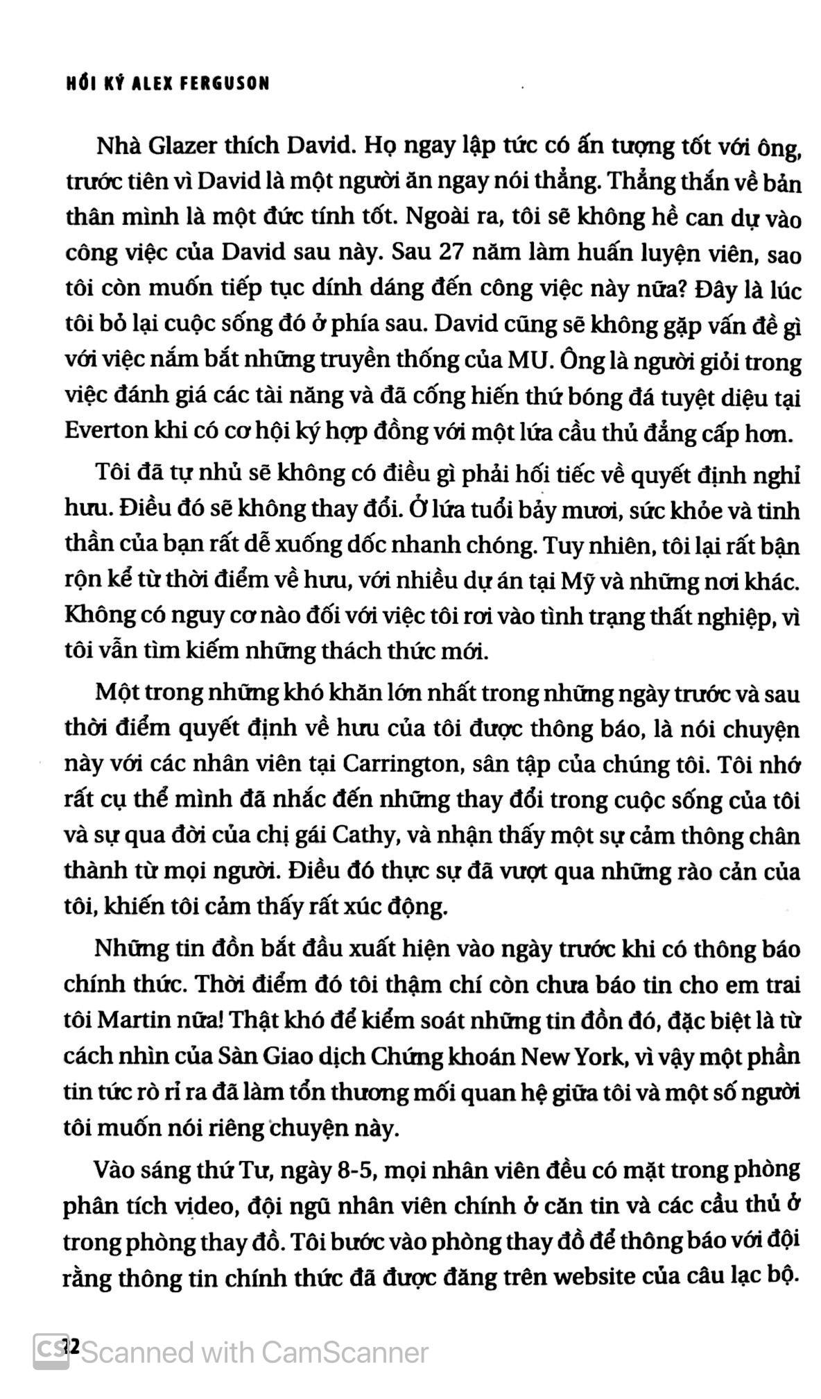 Sách Hồi Ký Alex Ferguson (Tái Bản)
