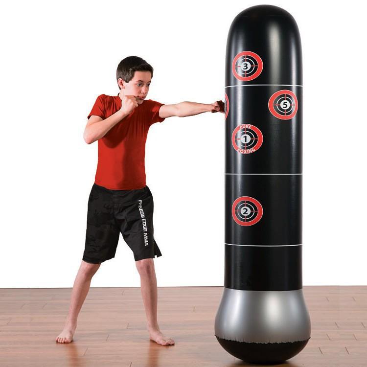 Bao Trụ Đấm Bốc Tự Cân Bằng – PURE BOXING - 160cm – Đường Kính 48cm - Tặng Kèm Bơm Hơi.