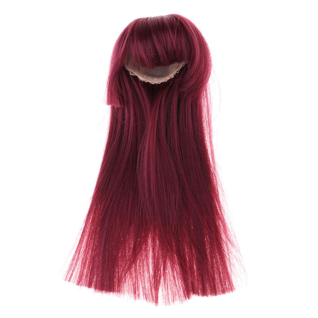 Doll Full Wig Hair 1/4 Synthetic Hair Dolls Wig Hairpiece for  Making