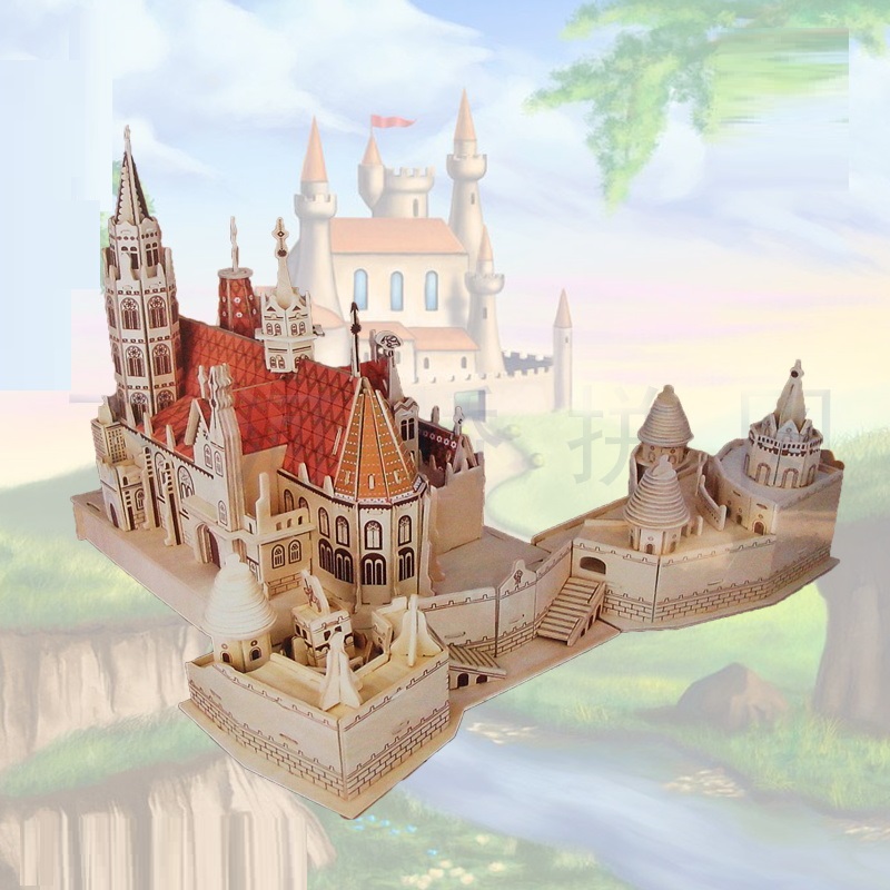 Đồ chơi lắp ráp gỗ 3D Mô hình Nhà thờ Matthias