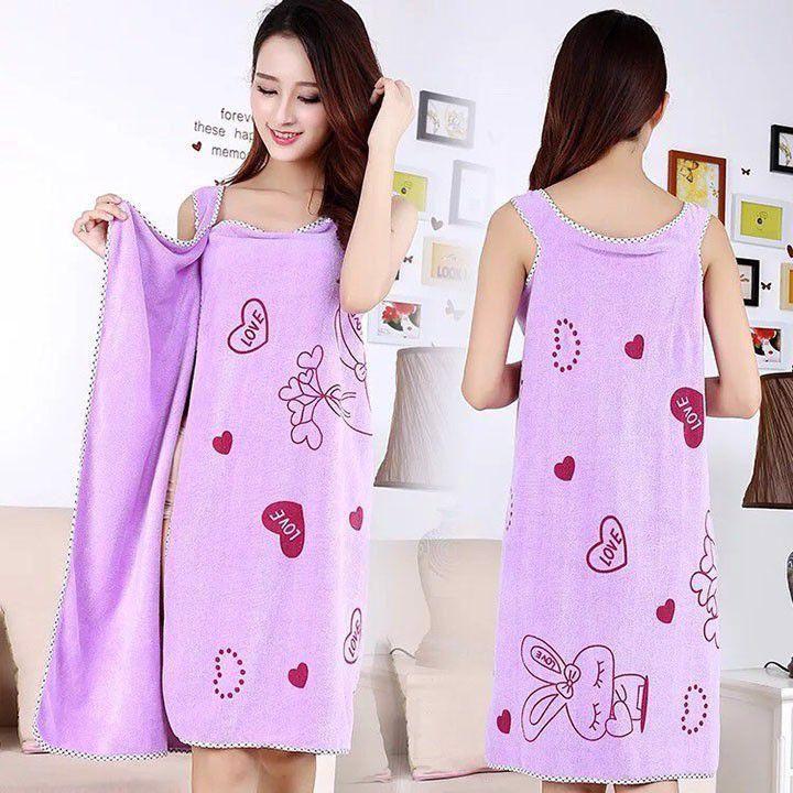 Khăn Tắm Đa Năng - Khăn Tắm/ Áo Tắm 2in1