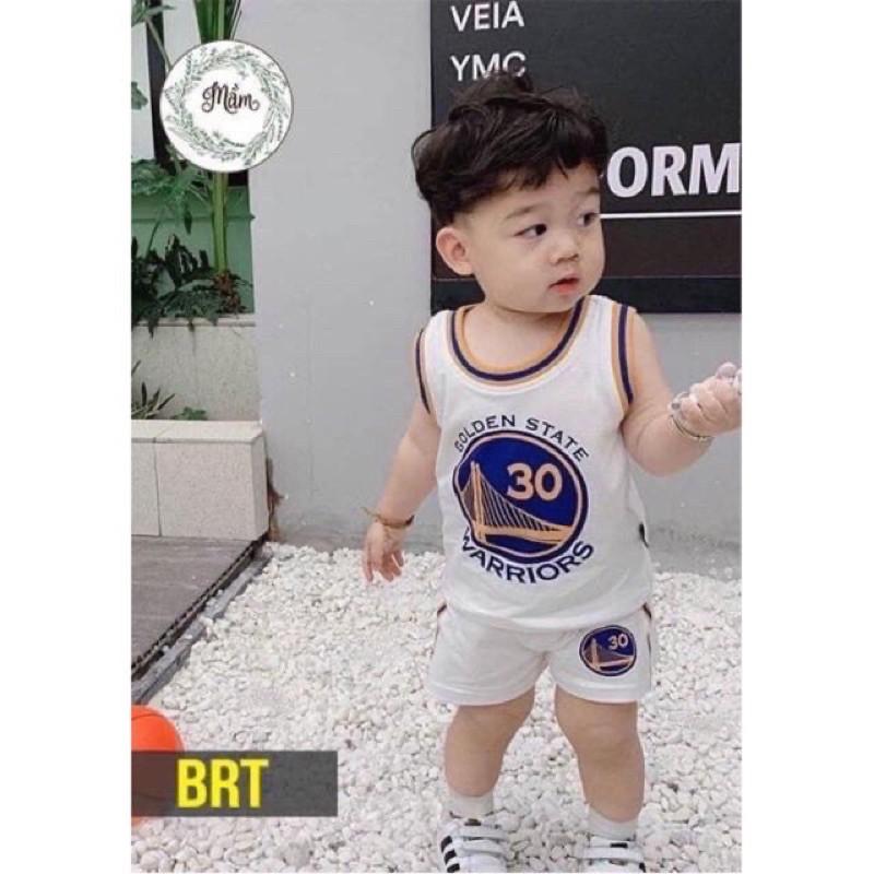 Bộ ba lỗ bóng đá thể thao bé trai bé gái
