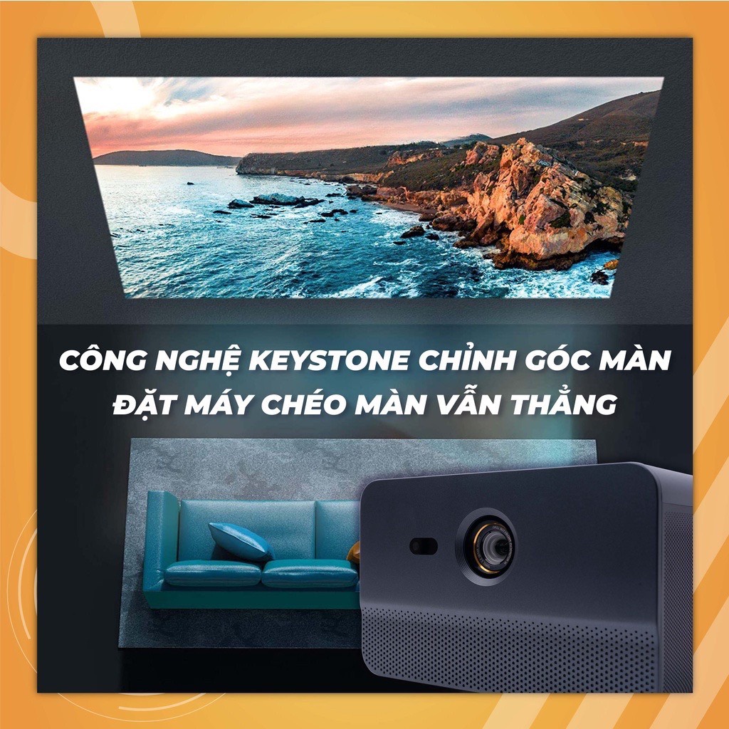 Máy chiếu Beecube Harmony công nghệ LED DLP 4K Độ Sáng 1050 Ansi Hàng Chính Hãng