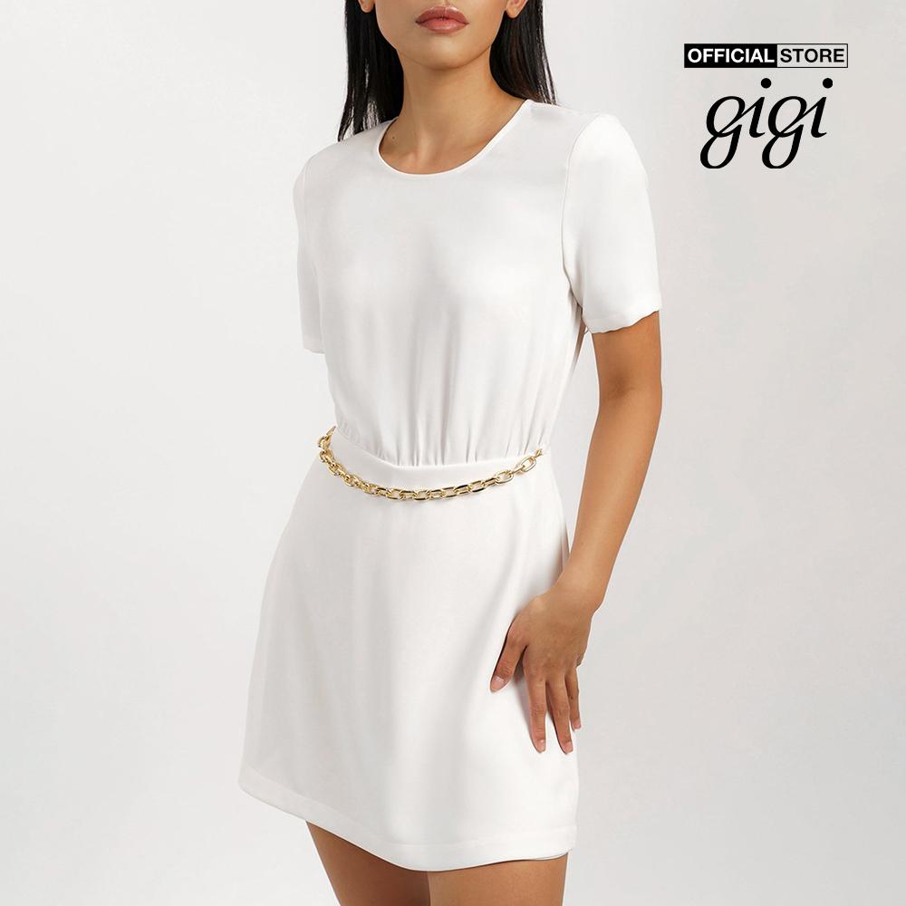 GIGI - Playsuits nữ ngắn tay cổ tròn hiện đại G2205P221604