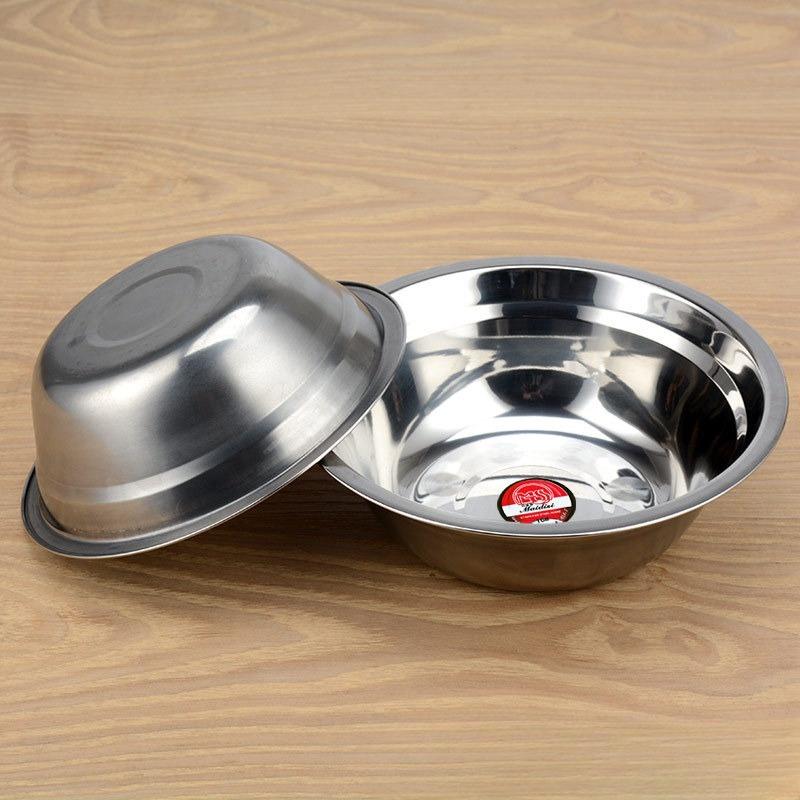 Thau Bằng Inox 304 Cao Cấp, Thau 2 Kích Thước 14cm, 20cm Tiện Lợi (Hộp Trắng