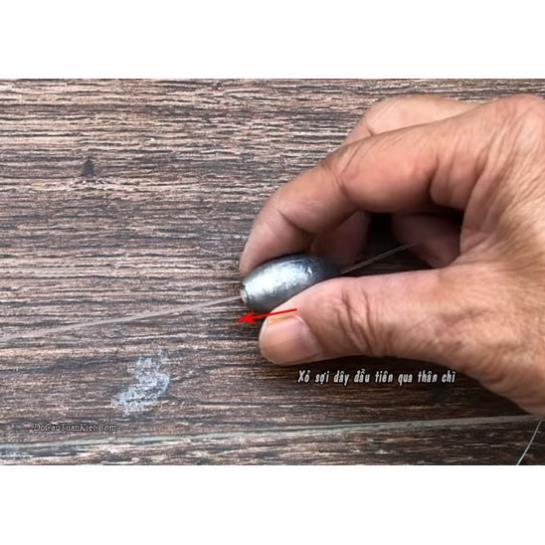 Chì Câu Cá Chì Tròn Xuyên Tâm 120g Đủ Size PK7 đồ câu FISHING_HD