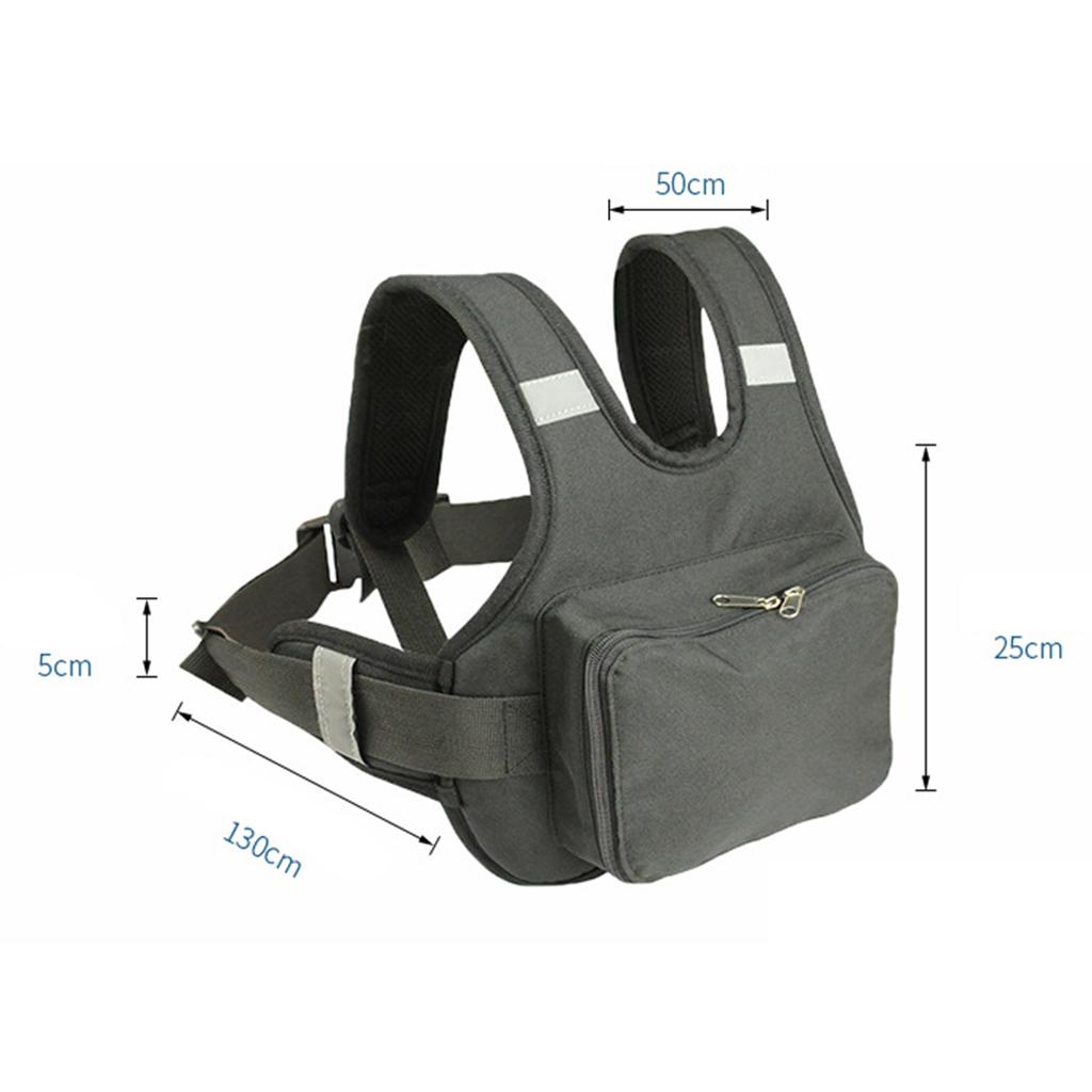 2 Pieces Motorcycle Bicycle Child Safety Belt Bike Safety Seat Strap Harness
