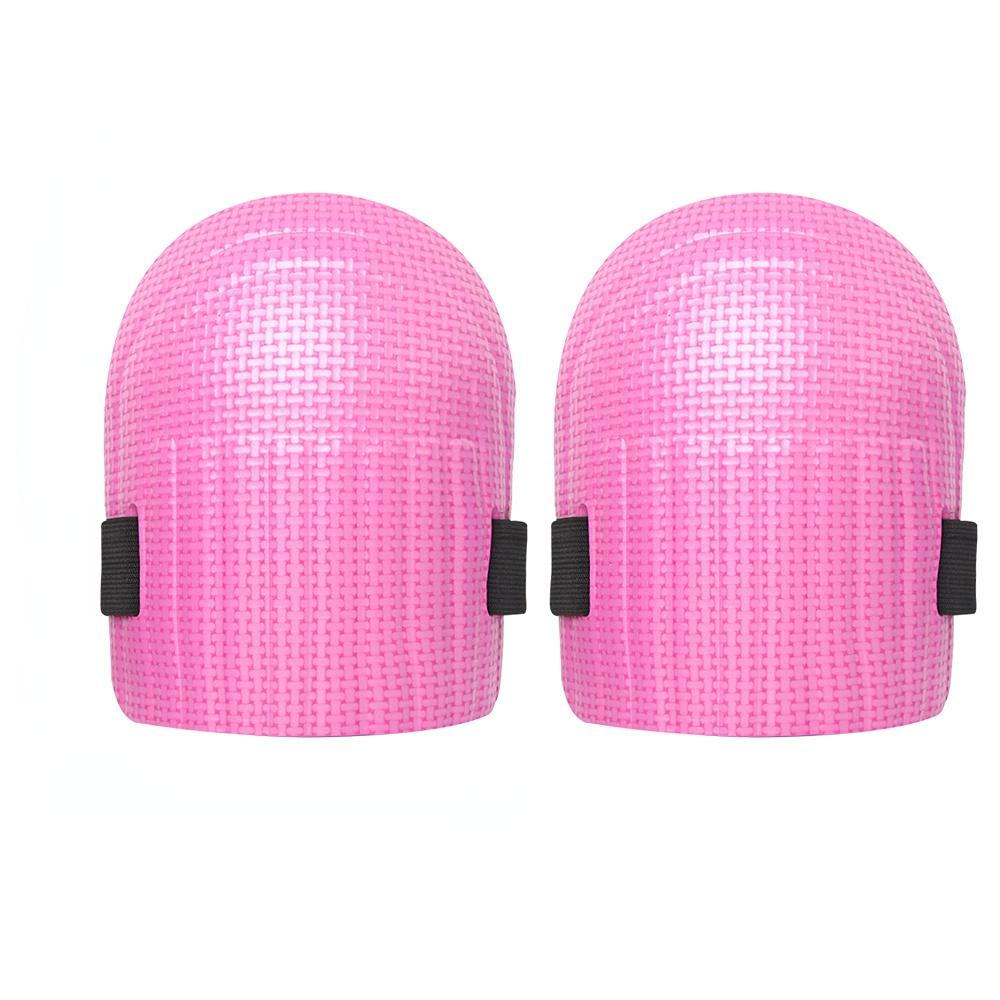 1Pair miếng đệm đầu gối mềm cho công việc đệm hỗ trợ đầu gối để làm vườn bảo vệ thể thao bảo vệ an toàn nơi làm việc Color: Pink
