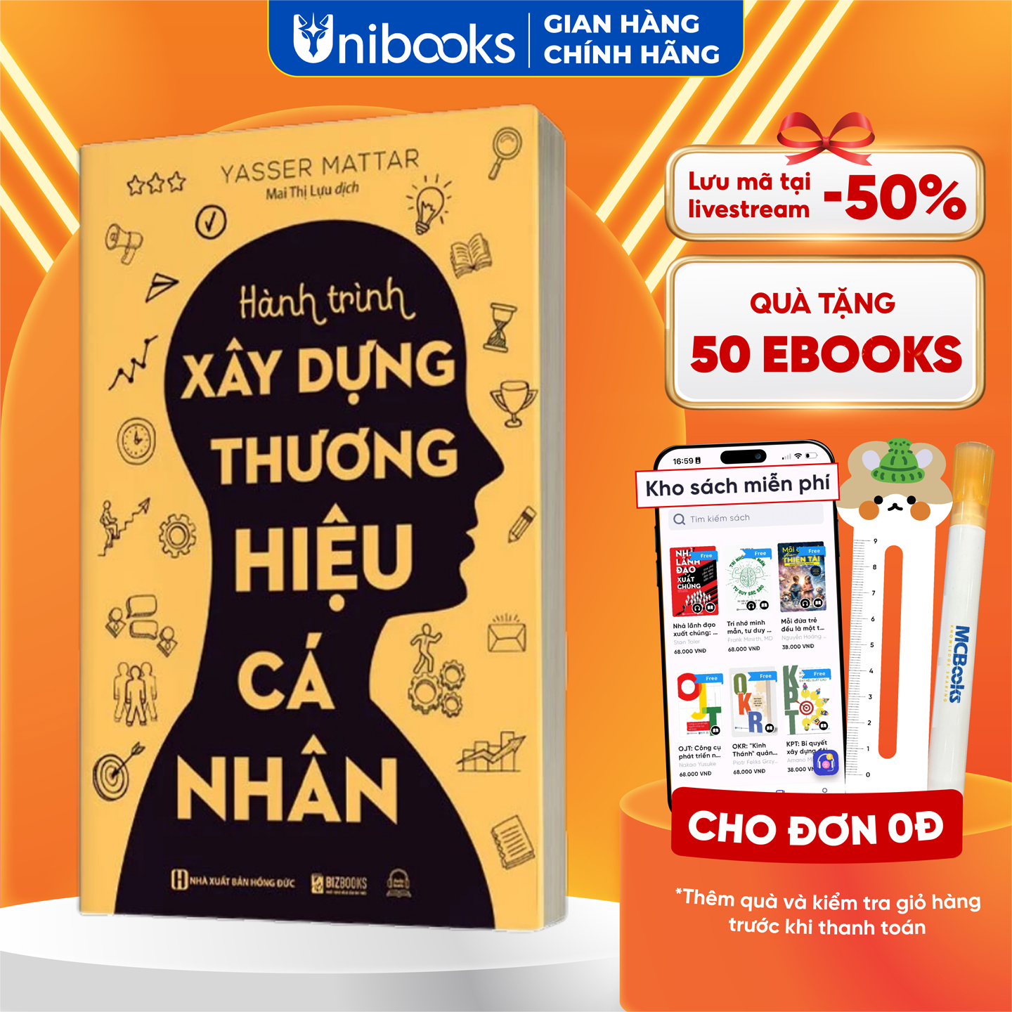 Sách - Hành trình xây dựng thương hiệu cá nhân - MCBooks