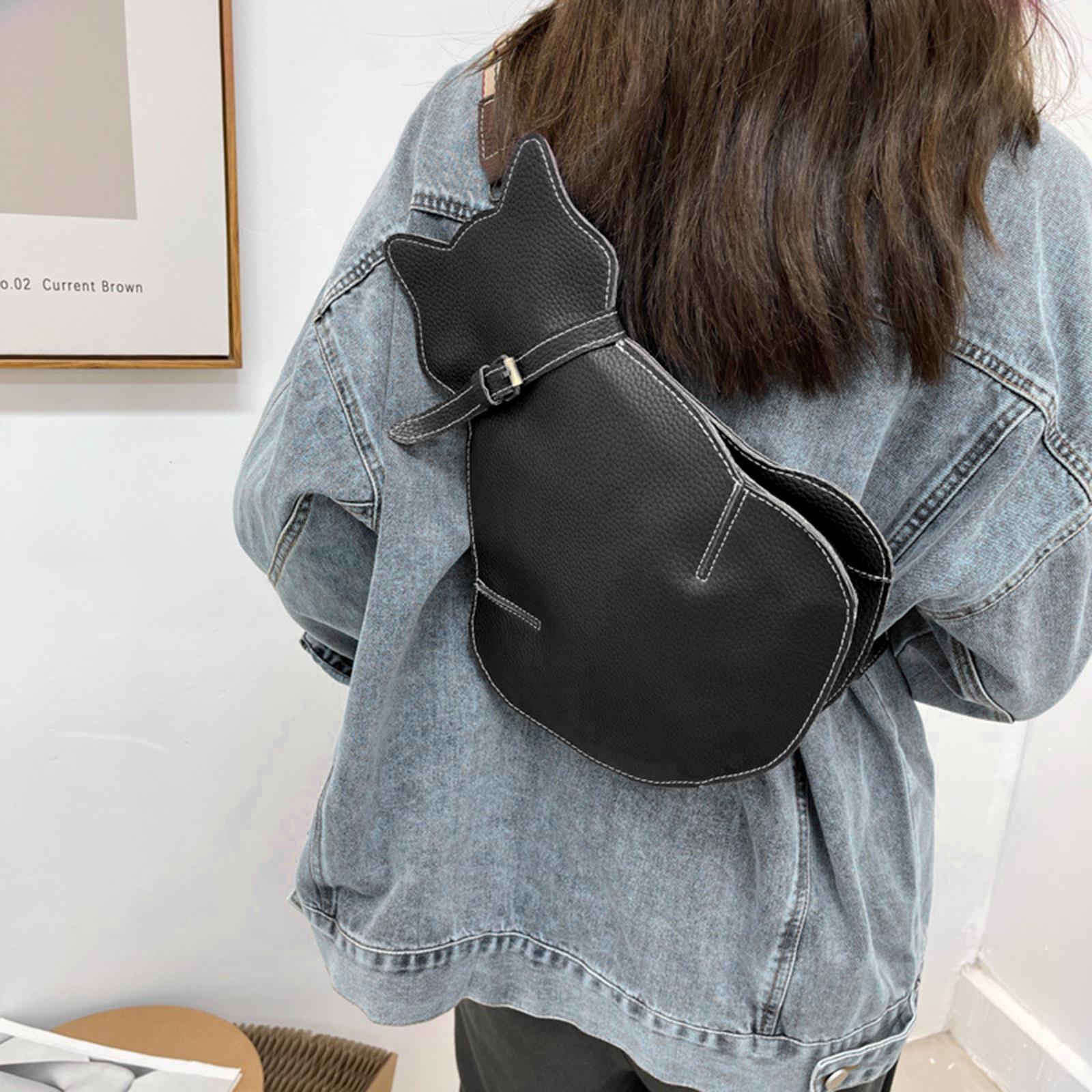 Bags Crossbody Multipurpose Lady Gift PU Leather for Gym travel Black