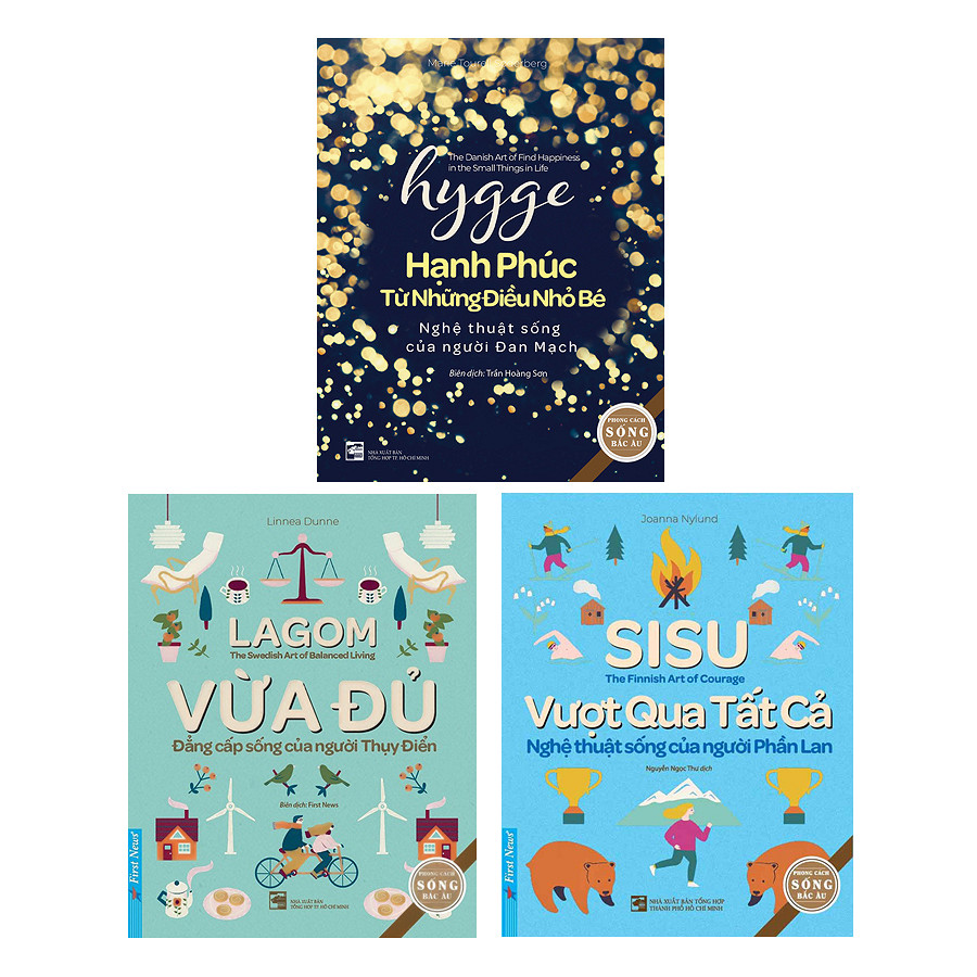 Combo 3 Cuốn: Sisu, Hygge Và Lagom