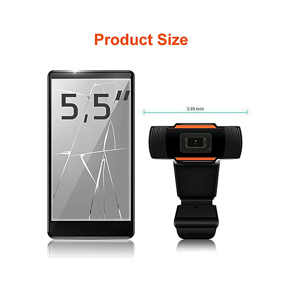Webcam HD 1080P 2MP 30 - Tự động lấy nét - Giảm tiếng ồn dành cho Máy tính xách tay USB Plug & Play