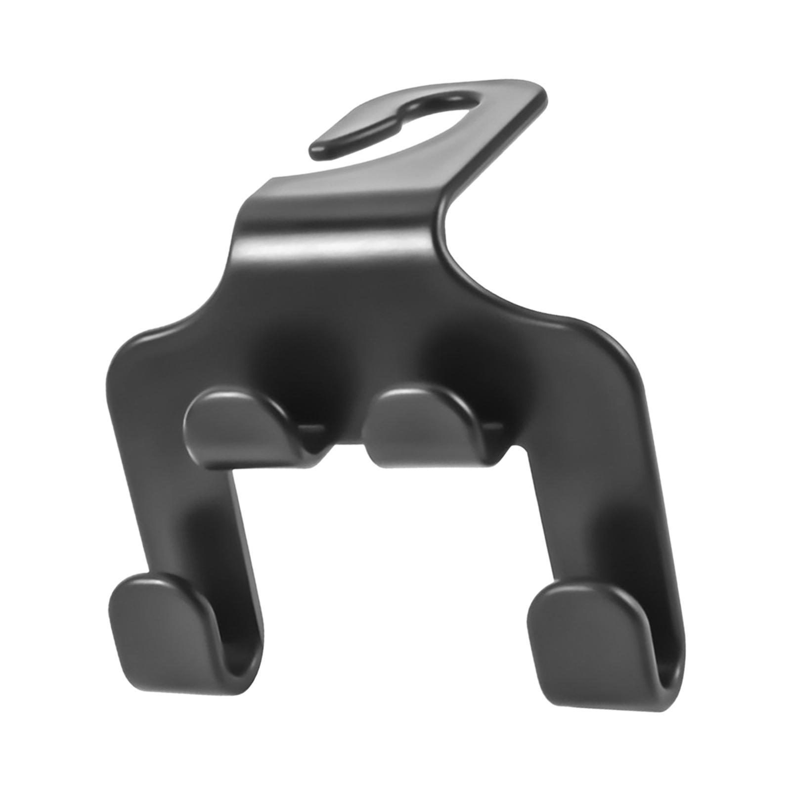 Seat Headrest Hook Auto Seat Back Dual Hangers, Headrest Mount Vehicle Hook, Universal Seat Back Hook Headrest Hanger for Coat