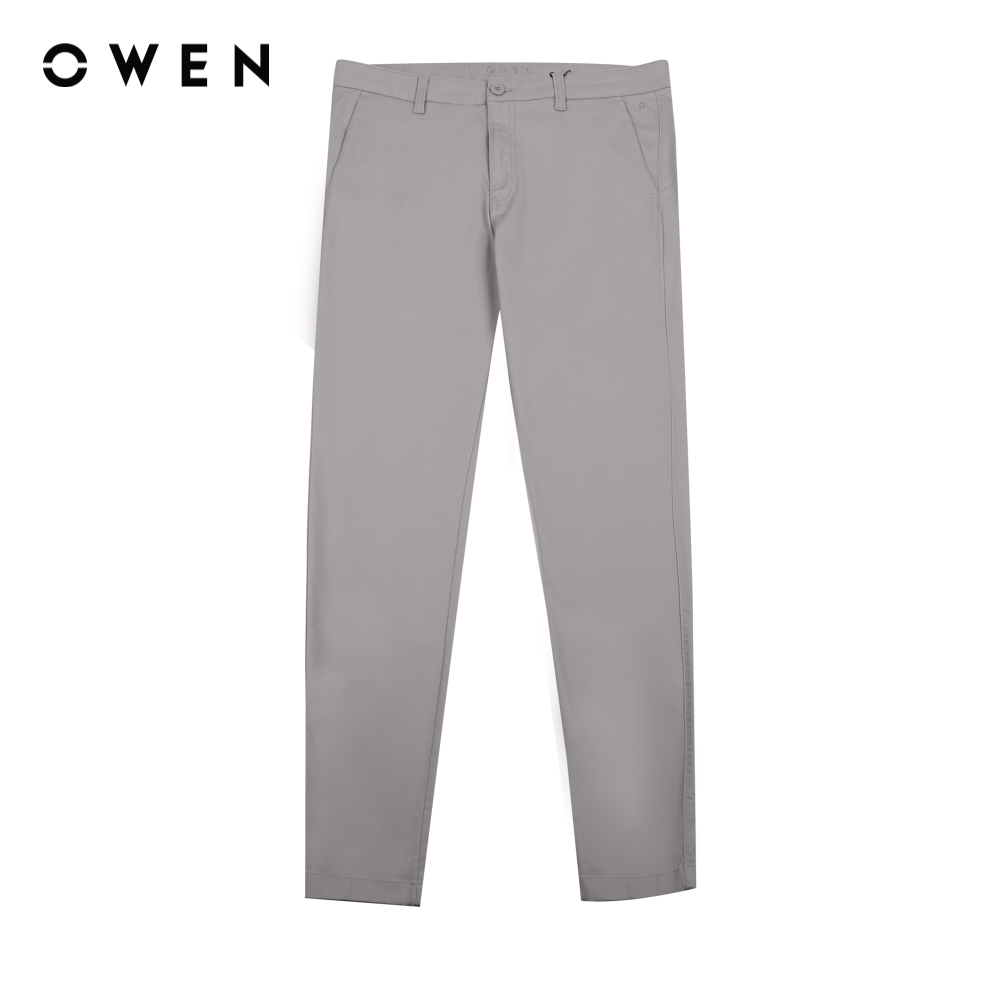 Quần khaki CVC Spandex Trơn