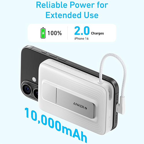 Sạc dự phòng Anker Zolo Power Bank 1C 30W 10000mAh A1685 - Hàng chính hãng