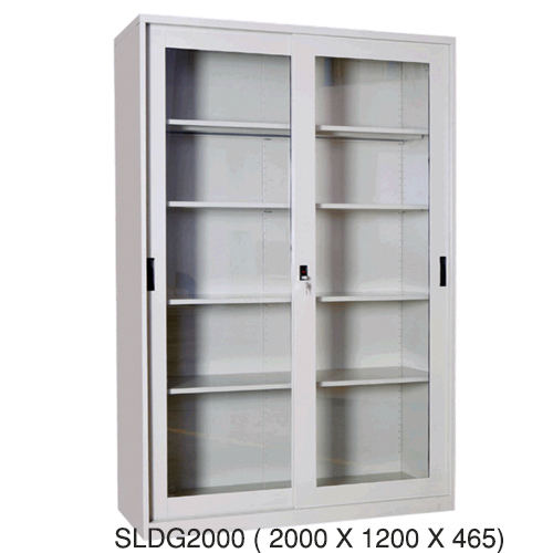 Tủ hồ sơ cao 2m cánh lùa kính Godrej SLDG2000