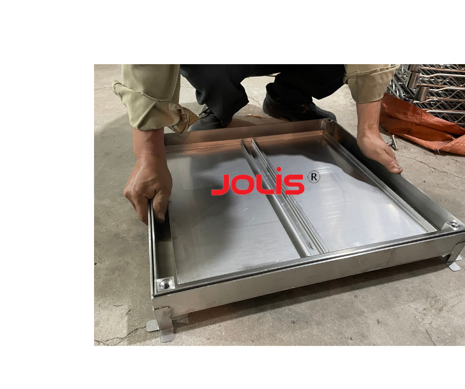 Nắp hố ga inox 500kg KT: 45x45cm- BẢO HÀNH 2 NĂM