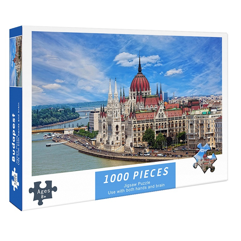 Tranh ghép xếp hình 1000 mảnh budapest - Đồ chơi phát triển tư duy quà tặng ý nghĩa. Kích thước: 75x50 cm