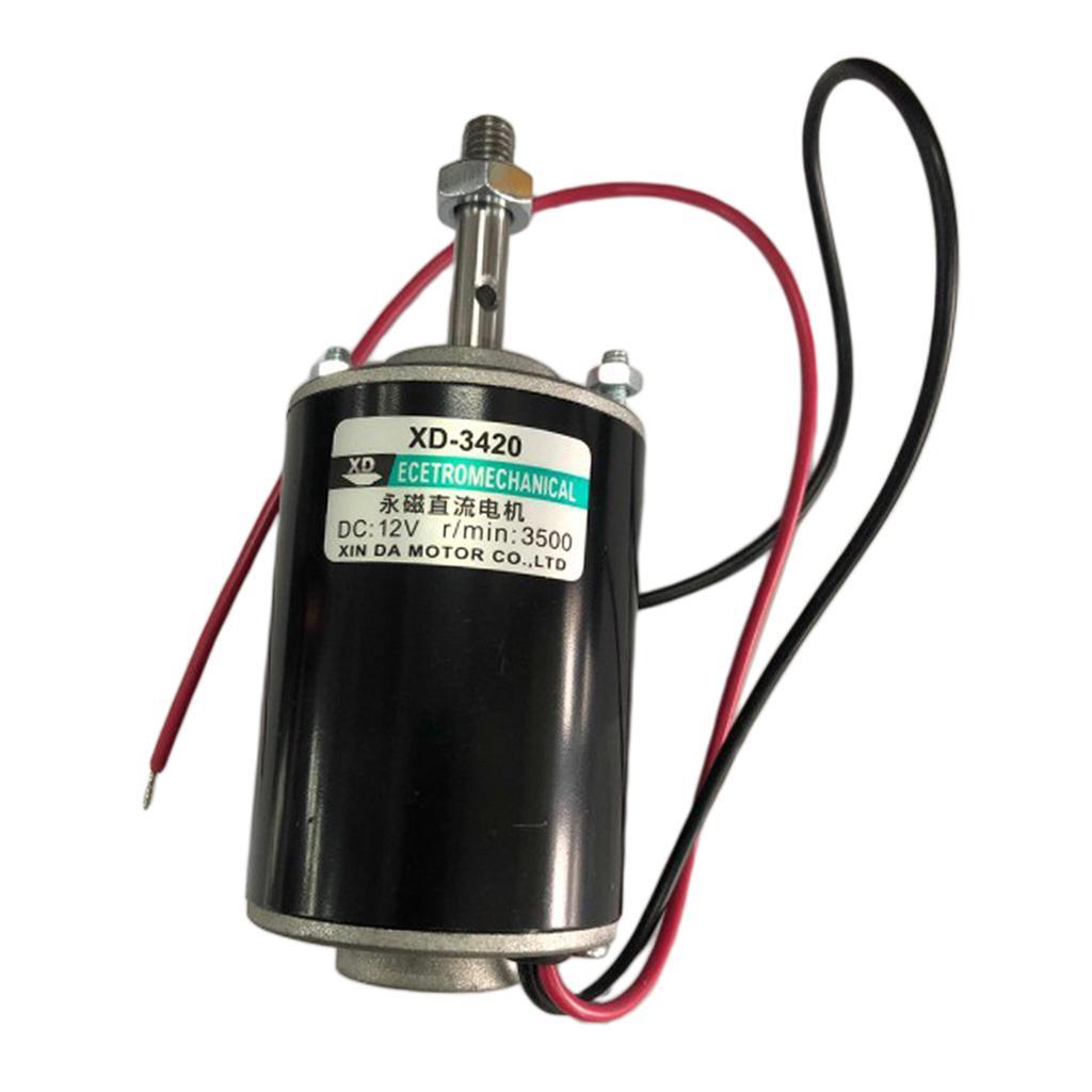 DC 12V 30W 3500RPM High Speed Reversible Permanent  Electric DIY Motor