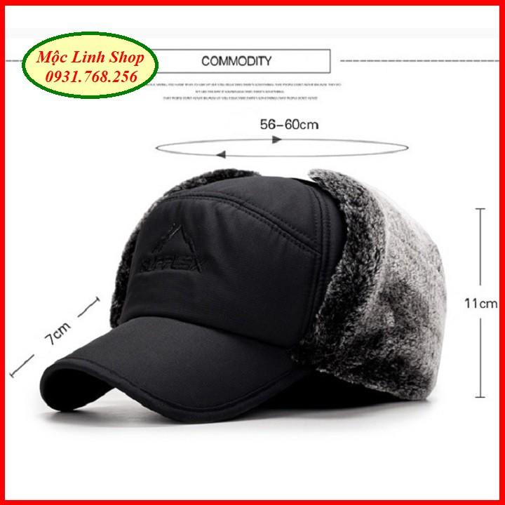 Mũ trùm đầu nam Supplex Outdoor cực ấm có lưỡi trai