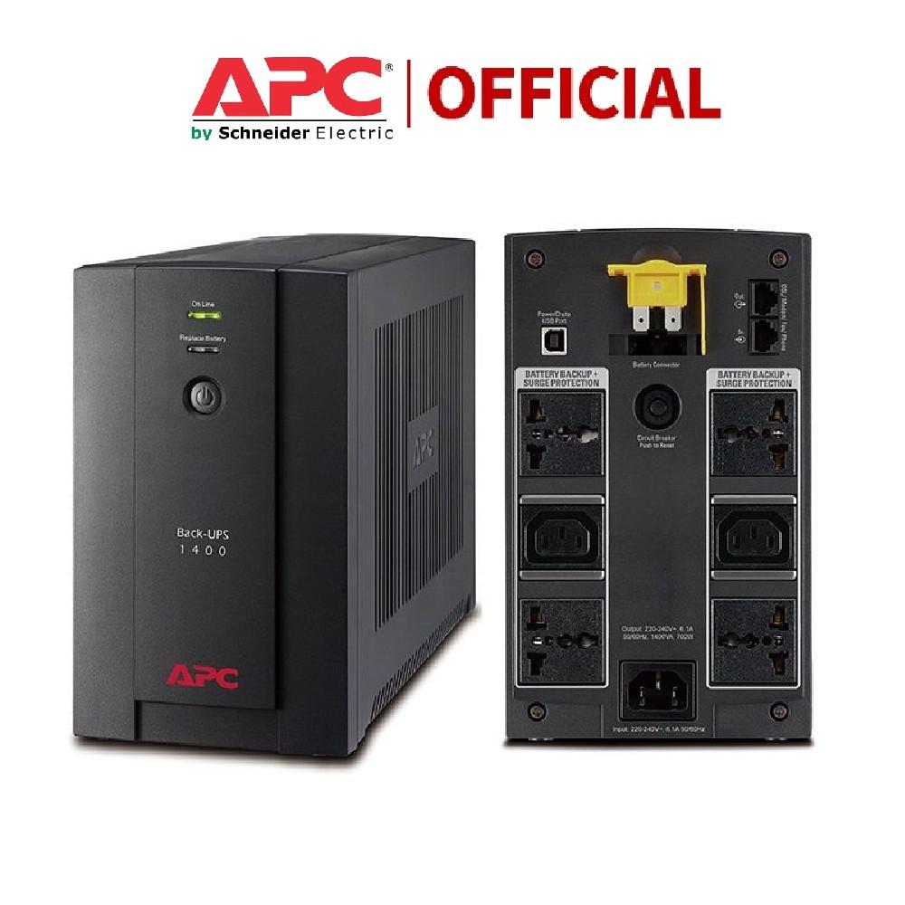 Bộ lưu điện UPS APC BX1400U-MS 1400VA 700W - Hàng Chính hãng